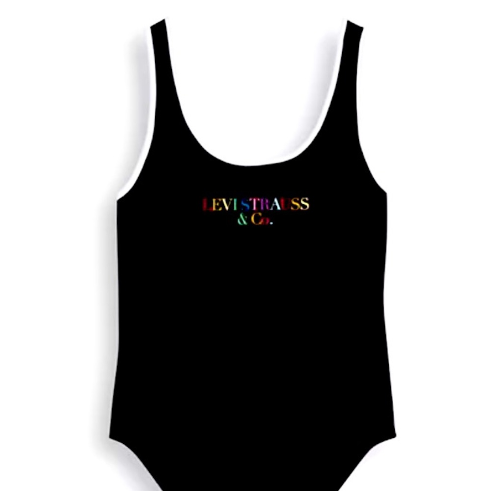 NEW LEVI Black Bodysuit